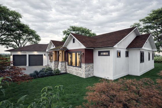 Exterior - Other Elevation for Country House Plan #1101-58 - 3 bed, 3.5 bath