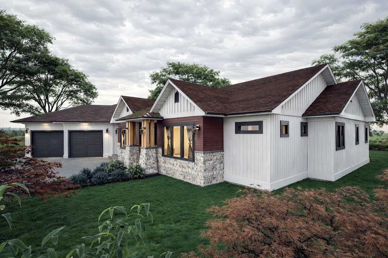 House Blueprint - Exterior - Other Elevation for Country House Plan #1101-58 - 3 bed, 3.5 bath