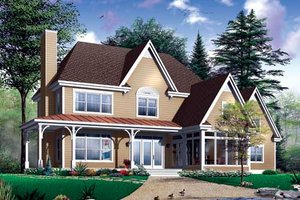 Traditional Exterior - Front Elevation Plan #23-2173