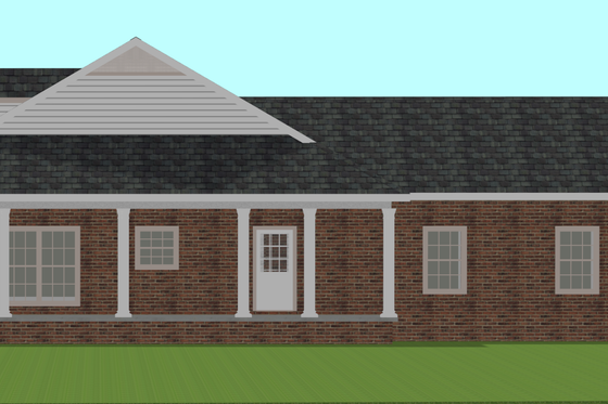 Exterior - Other Elevation 1 for Country House Plan #44-196 - 3 bed, 2 bath