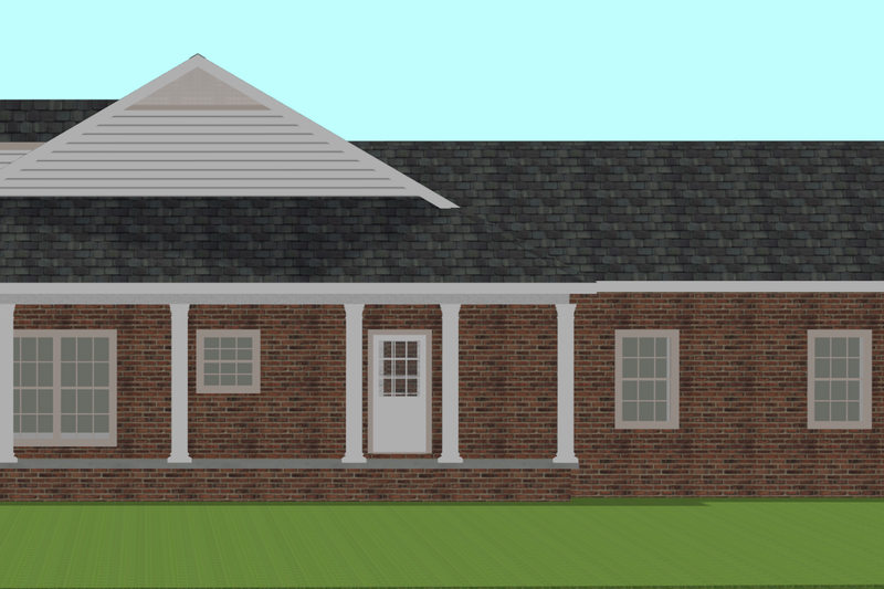 Home Plan - Exterior - Other Elevation 1 for Country House Plan #44-196 - 3 bed, 2 bath