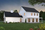 Colonial Style House Plan - 3 Beds 2.5 Baths 2112 Sq/Ft Plan #497-19 