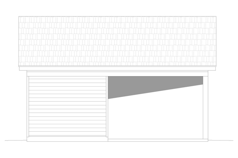 Dream House Plan - Exterior - Other Elevation 1 for Craftsman House Plan #932-656, 0.5 bath