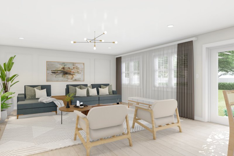Home Plan - Interior - Family Room 1 for Traditional House Plan #1060-175 - 3 bed, 2.5 bath