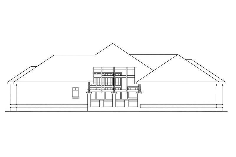 Home Plan - Exterior - Other Elevation for Ranch House Plan #124-289 - 3 bed, 2.5 bath
