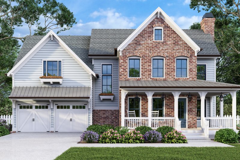 Traditional Style House Plan - 4 Beds 2.5 Baths 2296 Sq/Ft Plan #927-1047