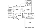 European Style House Plan - 3 Beds 2 Baths 2358 Sq/Ft Plan #81-1198 