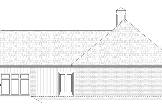 Exterior - Other Elevation for Farmhouse House Plan #45-633 - 3 bed, 2.5 bath