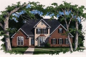 Traditional Exterior - Front Elevation Plan #41-150