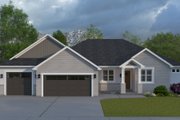 Craftsman Style House Plan - 2 Beds 2 Baths 2290 Sq/Ft Plan #1060-354 