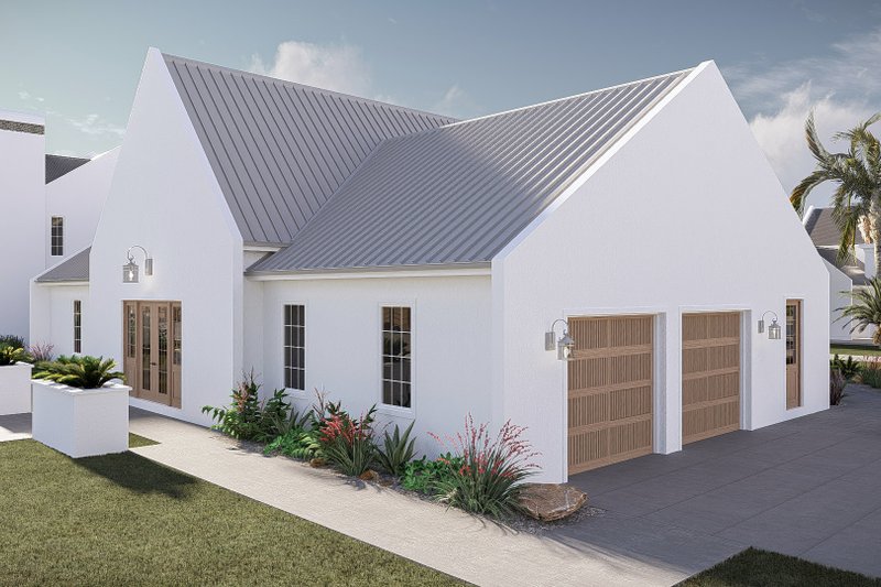 House Blueprint - Exterior - Other Elevation 1 for Beach House Plan #455-751 - 3 bed, 2.5 bath