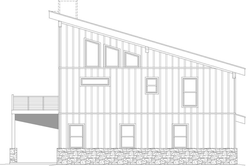 Dream House Plan - Exterior - Other Elevation for Contemporary House Plan #932-920 - 4 bed, 2.5 bath