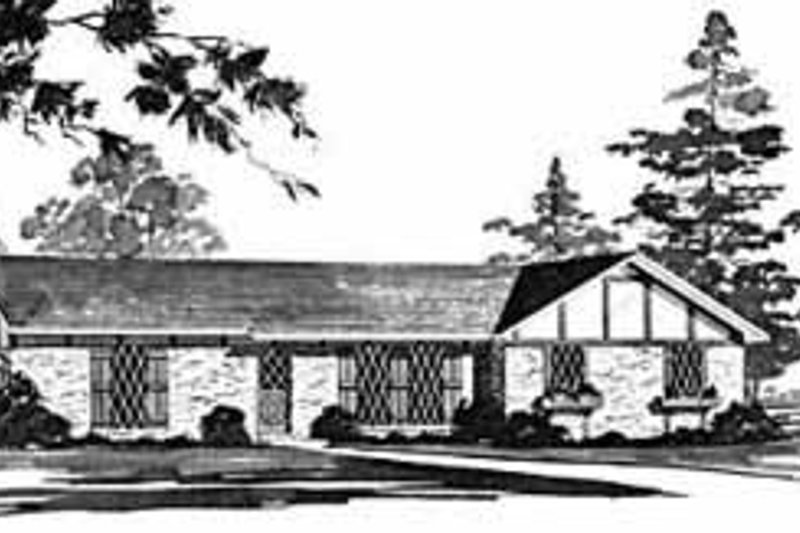 Home Plan - Ranch Exterior - Front Elevation Plan #36-357
