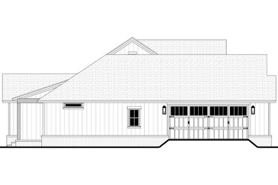 Exterior - Other Elevation for Farmhouse House Plan #430-377 - 4 bed, 2.5 bath
