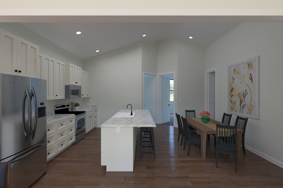 Interior - Other 4 for Barndominium House Plan #1060-395 - 2 bed, 1.5 bath