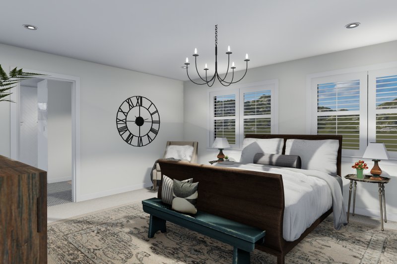 House Plan Design - Interior - Master Bedroom for Craftsman House Plan #1060-65 - 3 bed, 2.5 bath