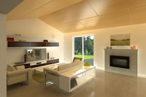 Interior - Family Room for Ranch House Plan #497-50 - 3 bed, 2 bath