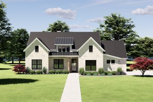 Country Exterior - Front Elevation Plan #1096-69