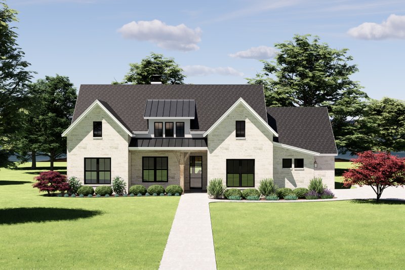 Country Style House Plan - 4 Beds 3 Baths 2646 Sq/Ft Plan #1096-69