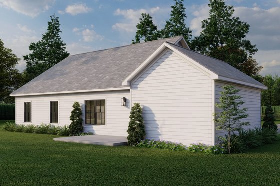 Exterior - Other Elevation 3 for Farmhouse House Plan #17-3448 - 3 bed, 2 bath