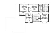 European Style House Plan - 4 Beds 3 Baths 2797 Sq/Ft Plan #51-423 