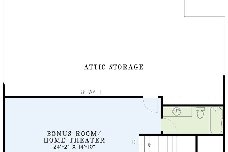 Architectural House Design - Exterior - Front Elevation 4 for Country House Plan #17-2181 - 2 bed, 2 bath