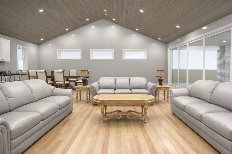 Dream House Plan - Interior - Family Room 1 for Traditional House Plan #1060-485, 1 bath