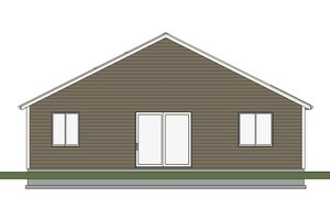 Exterior - Front Elevation 4 for Ranch House Plan #943-51 - 3 bed, 2 bath