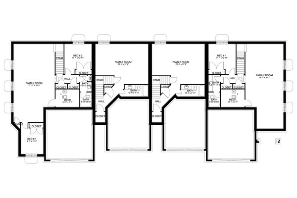 Home Plan - Farmhouse Floor Plan - Lower Floor Plan #1060-321