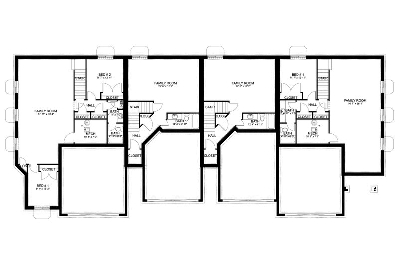 Dream House Plan - Floor Plan - Lower Floor for Farmhouse House Plan #1060-321 - 10 bed, 10 bath