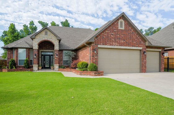 Exterior - Front Elevation for Traditional House Plan #65-441 - 3 bed, 2 bath