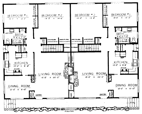 Traditional Floor Plan - Main Floor Plan #303-240
