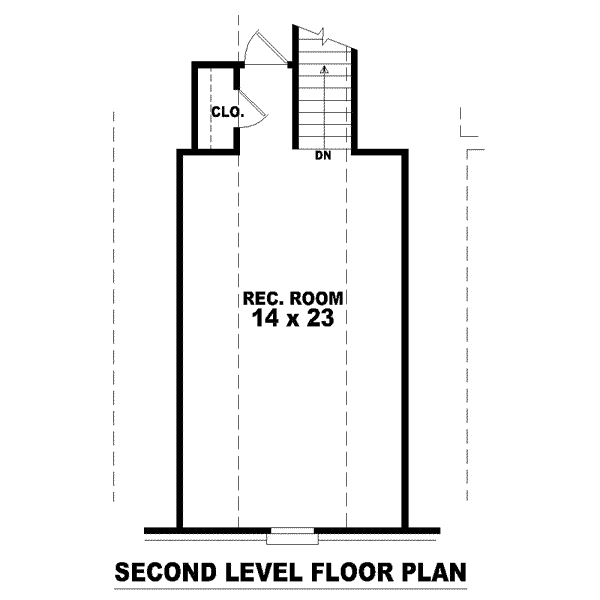 European Floor Plan - Upper Floor Plan #81-1463