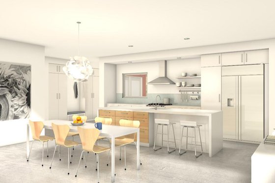 Interior - Other for Modern House Plan #497-54 - 3 bed, 2 bath