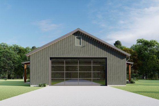 Exterior - Other Elevation 5 for Barndominium House Plan #1092-27 - 3 bed, 2.5 bath