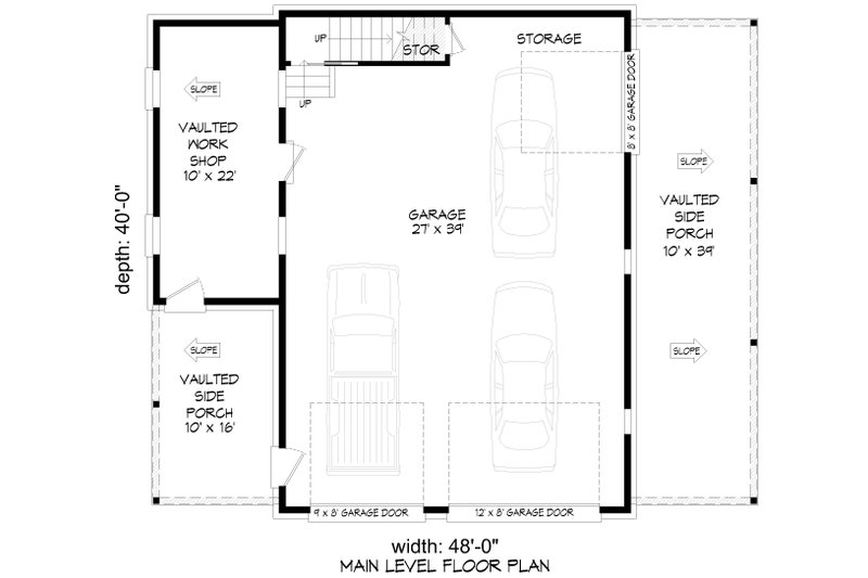 Dream House Plan - Floor Plan - Main Floor for Country House Plan #932-1277, 0 bath