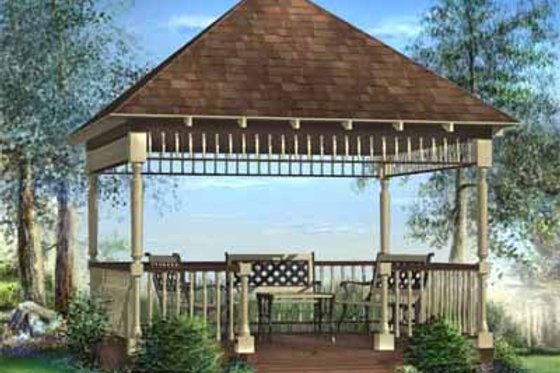 Exterior - Front Elevation for Country House Plan #25-4219, 0 bath
