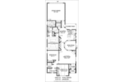 European Style House Plan - 3 Beds 2 Baths 1943 Sq/Ft Plan #424-135 