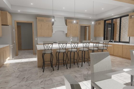 Interior - Kitchen for Farmhouse House Plan #1109-1 - 4 bed, 4.5 bath