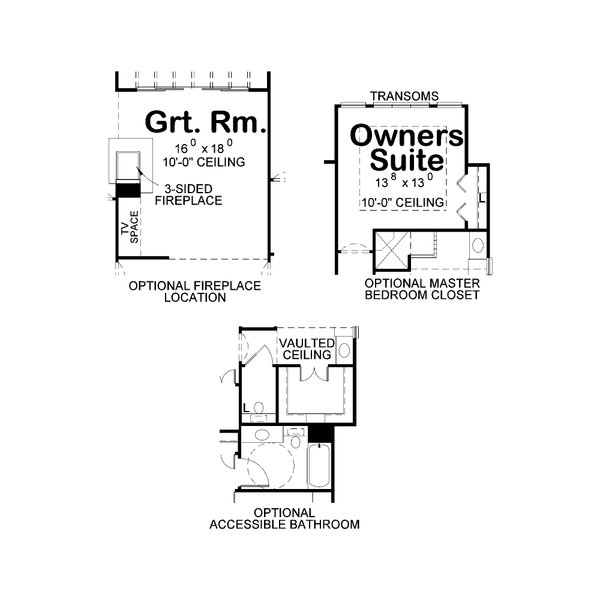 Craftsman Floor Plan - Other Floor Plan #20-2609