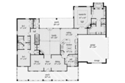 Southern Style House Plan - 3 Beds 2.5 Baths 2661 Sq/Ft Plan #36-448 