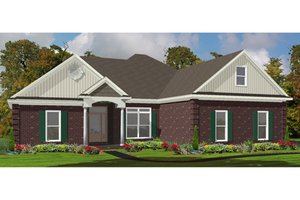 Traditional Exterior - Front Elevation Plan #63-301