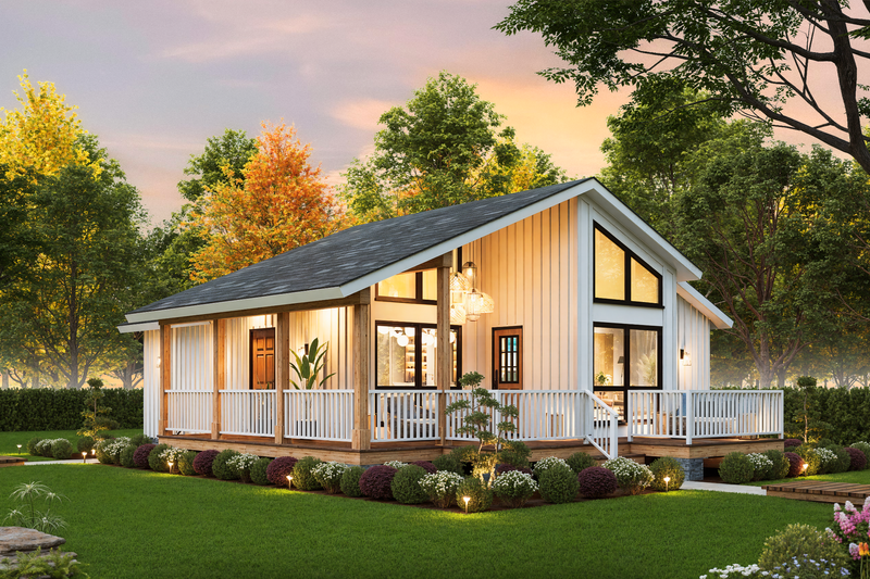 Architectural House Design - Traditional Exterior - Front Elevation Plan #54-647
