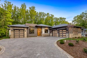 Exterior - Front Elevation for Contemporary House Plan #938-146 - 3 bed, 3.5 bath