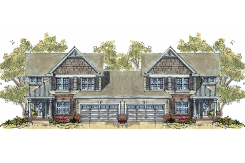 House Plan Design - Cottage Exterior - Front Elevation Plan #20-1351