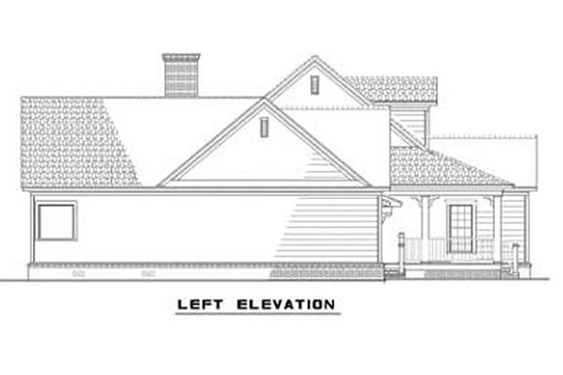 Dream House Plan - Left view of 1800 square foot Traditional home