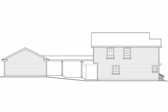 Exterior - Other Elevation House Plan #124-615 - 3 bed, 2.5 bath
