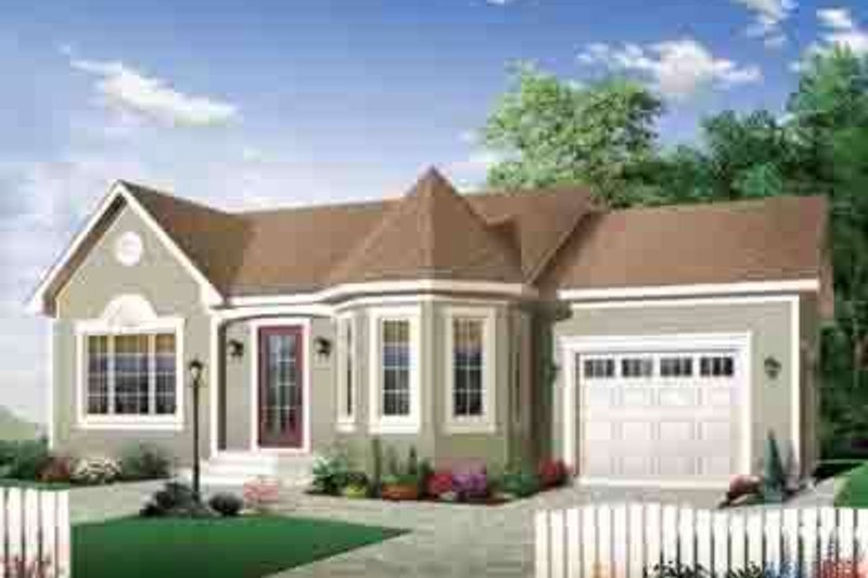 Home Plan - European Exterior - Front Elevation Plan #23-643