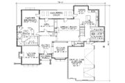 European Style House Plan - 4 Beds 3.5 Baths 3062 Sq/Ft Plan #5-351 