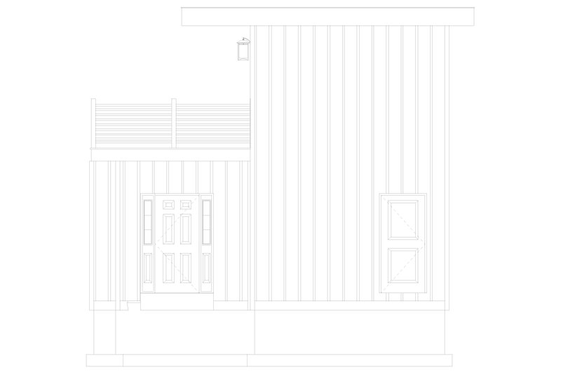 Dream House Plan - Exterior - Other Elevation for Modern House Plan #1060-326 - 1 bed, 1.5 bath